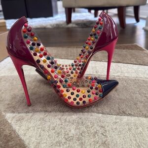 Christian Louboutin Spiked Multicolor